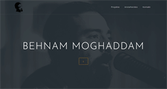 Desktop Screenshot of behnammoghaddam.com